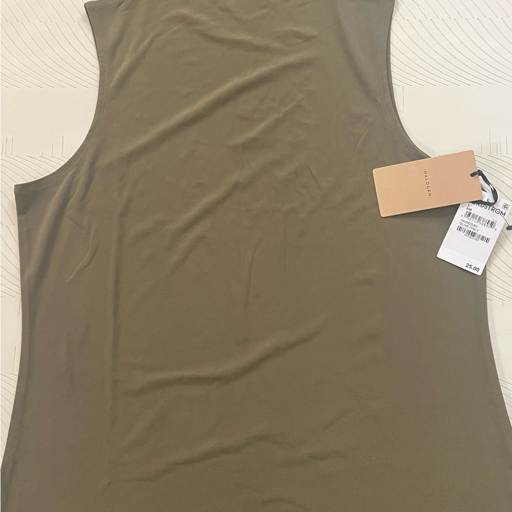 Halogen Olive Green Tank Top